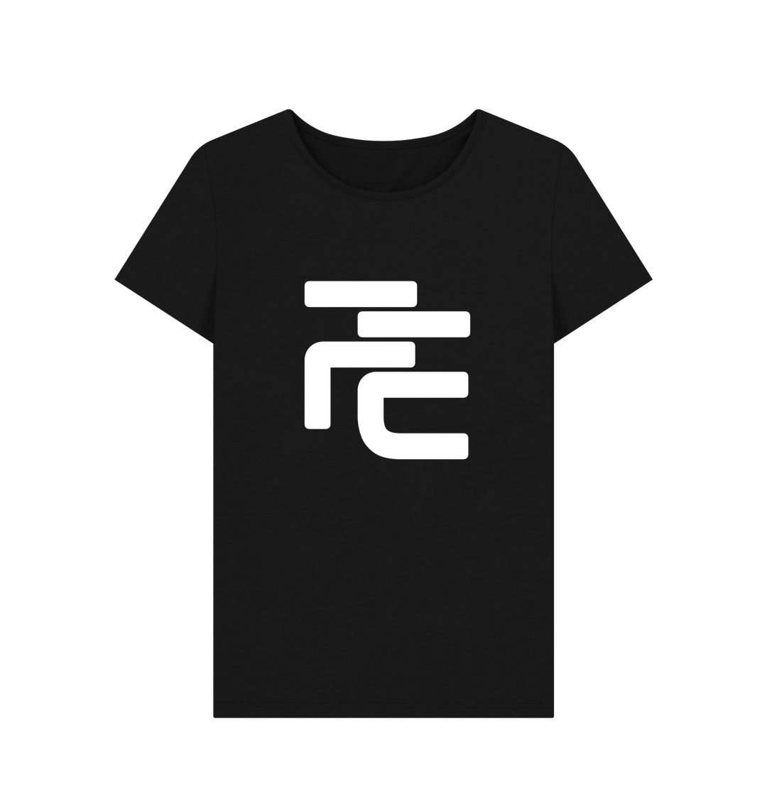 Image of Black Printed T-shirt